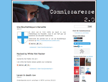 Tablet Screenshot of commissaresse.be